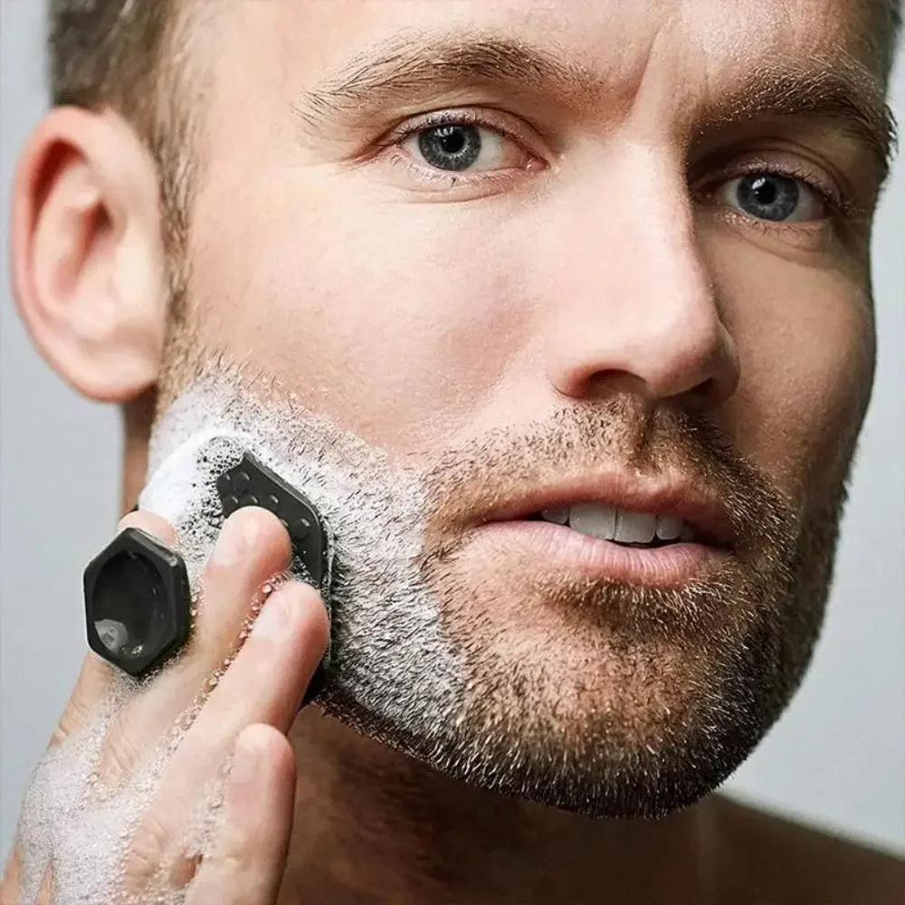 Silicone Face Scrubber Electric - Beliebter Silikon-Gesichtsreiniger für Männer, Mini-Gesichtsreinigungsbürste, Tiefenreinigung,