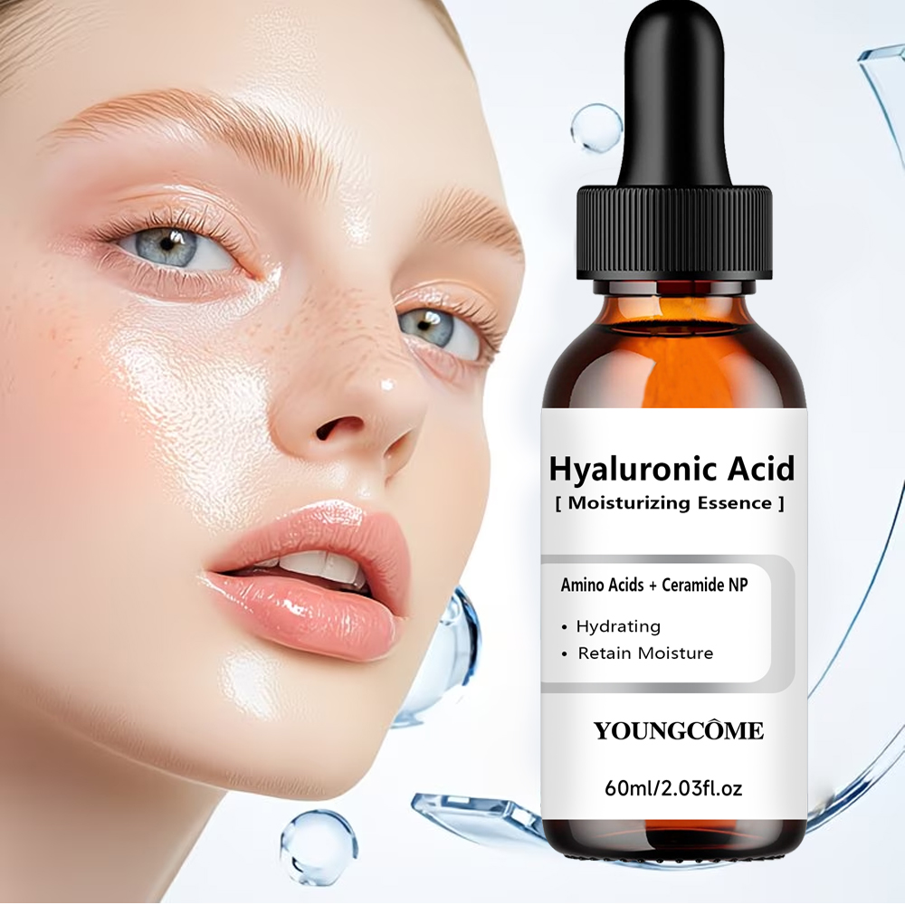Hyaluronic Acid Facial Serum - Feuchtigkeitsspendendes Hyaluronsäure-Serum - Feuchtigkeitssteigernde Formel zur