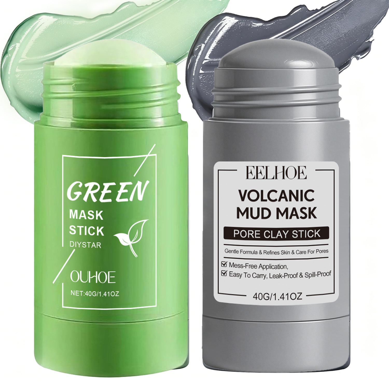 Green Tea Cleansing Clay Mask - Alaska Vulkan & Grüner Tee Tiefenreinigende