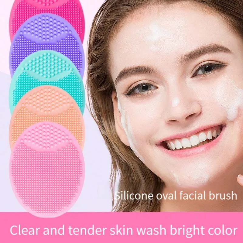 Silicone Face Scrubber Electric - Silikon-Gesichtswäscher, Gesichtsreinigungsbürste, Gesichtspeeling, Mitesser, Akne, Gesichtswaschbürste