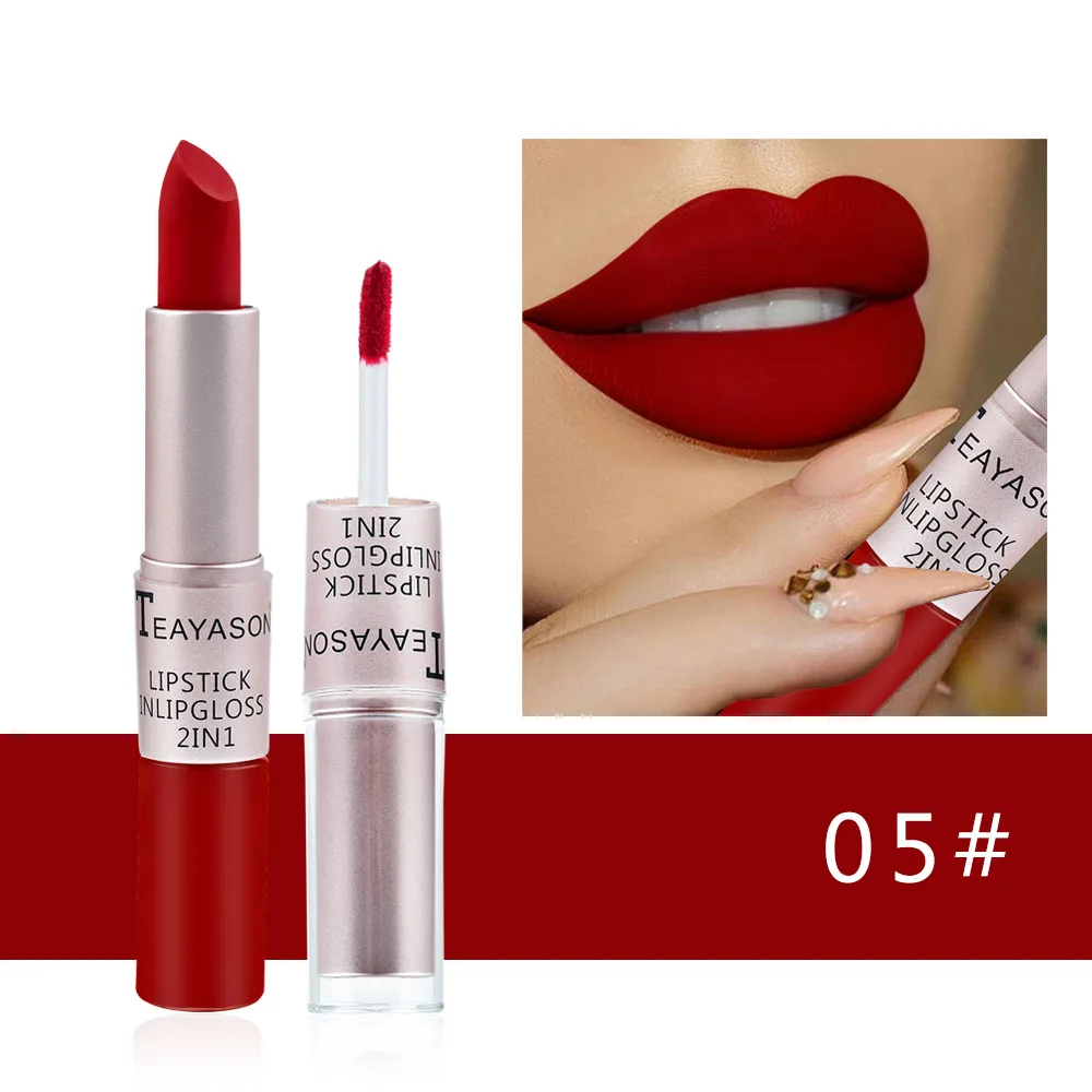 Matte Velvet Lip Tint Long Lasting - 1 STÜCK Rosa Lippenstift Sexy Lipgloss
