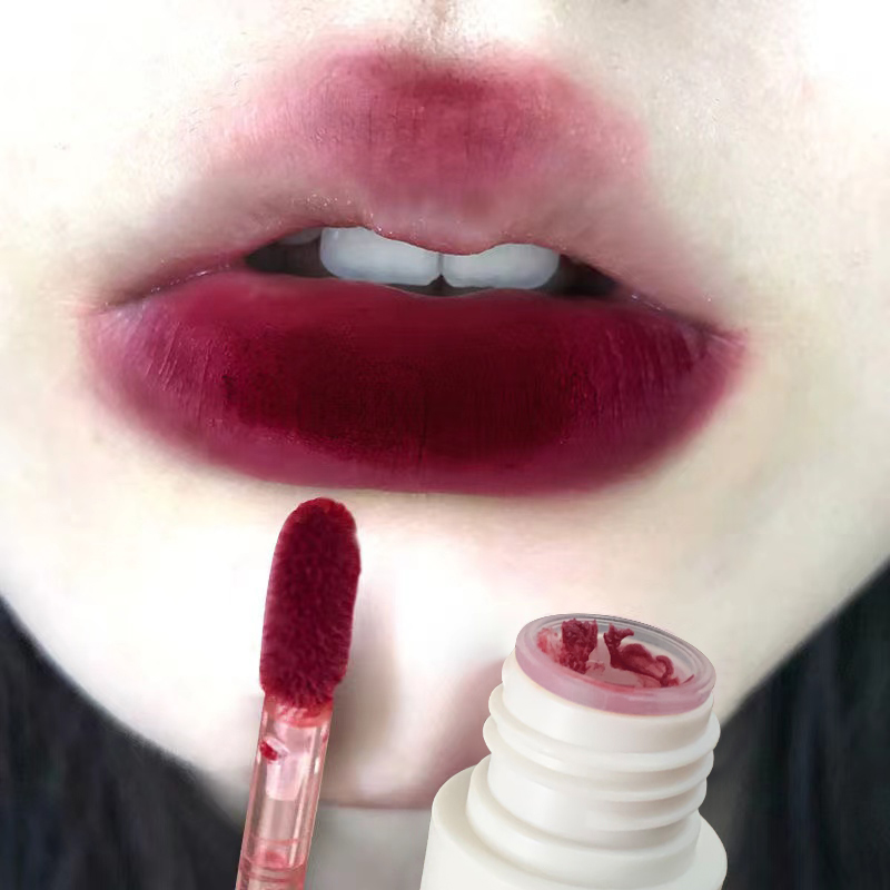 Matte Velvet Lip Tint Long Lasting - Matter Samt-Lipgloss, wasserfester flüssiger Lippenstift, nackte