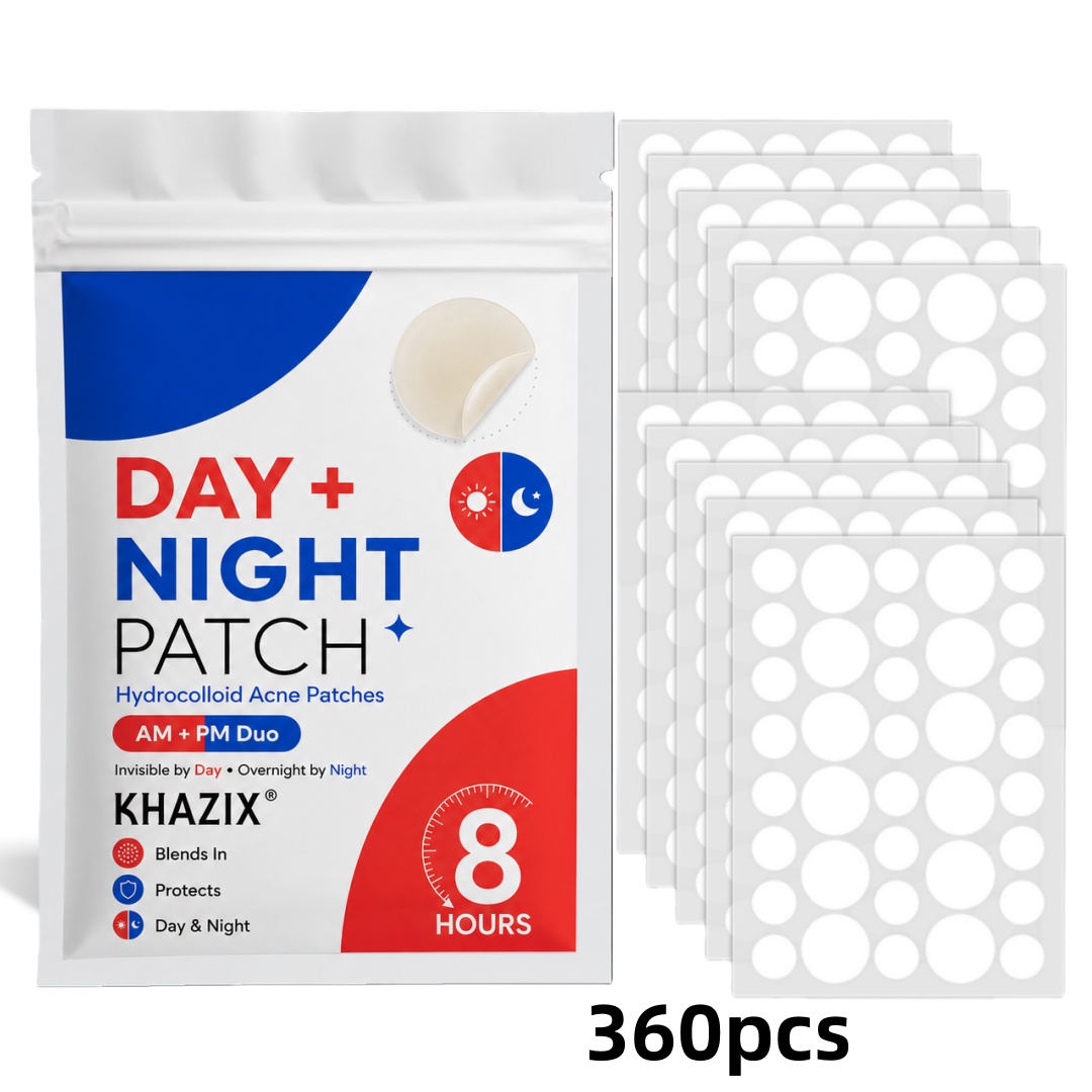 Hydrocolloid Pimple Patch - 360 Stück Akne-Pflaster mit Hydrokolloid-Technologie, Unsichtbare