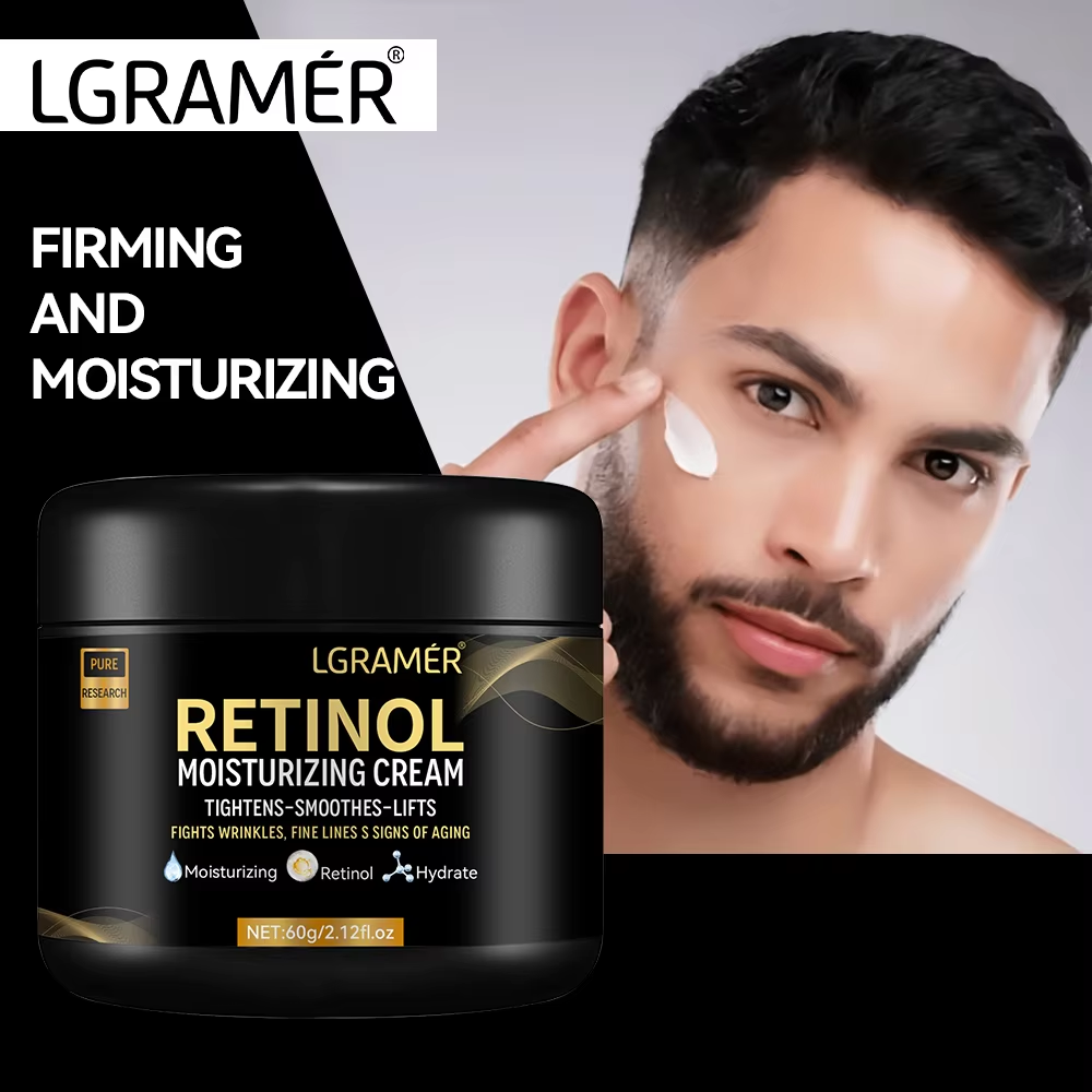 Retinol Anti Wrinkle Cream - Retinol-Gesichtsfeuchtigkeitscreme für Männer, feuchtigkeitsspendende Retinol-Creme, feuchtigkeitsspendend,
