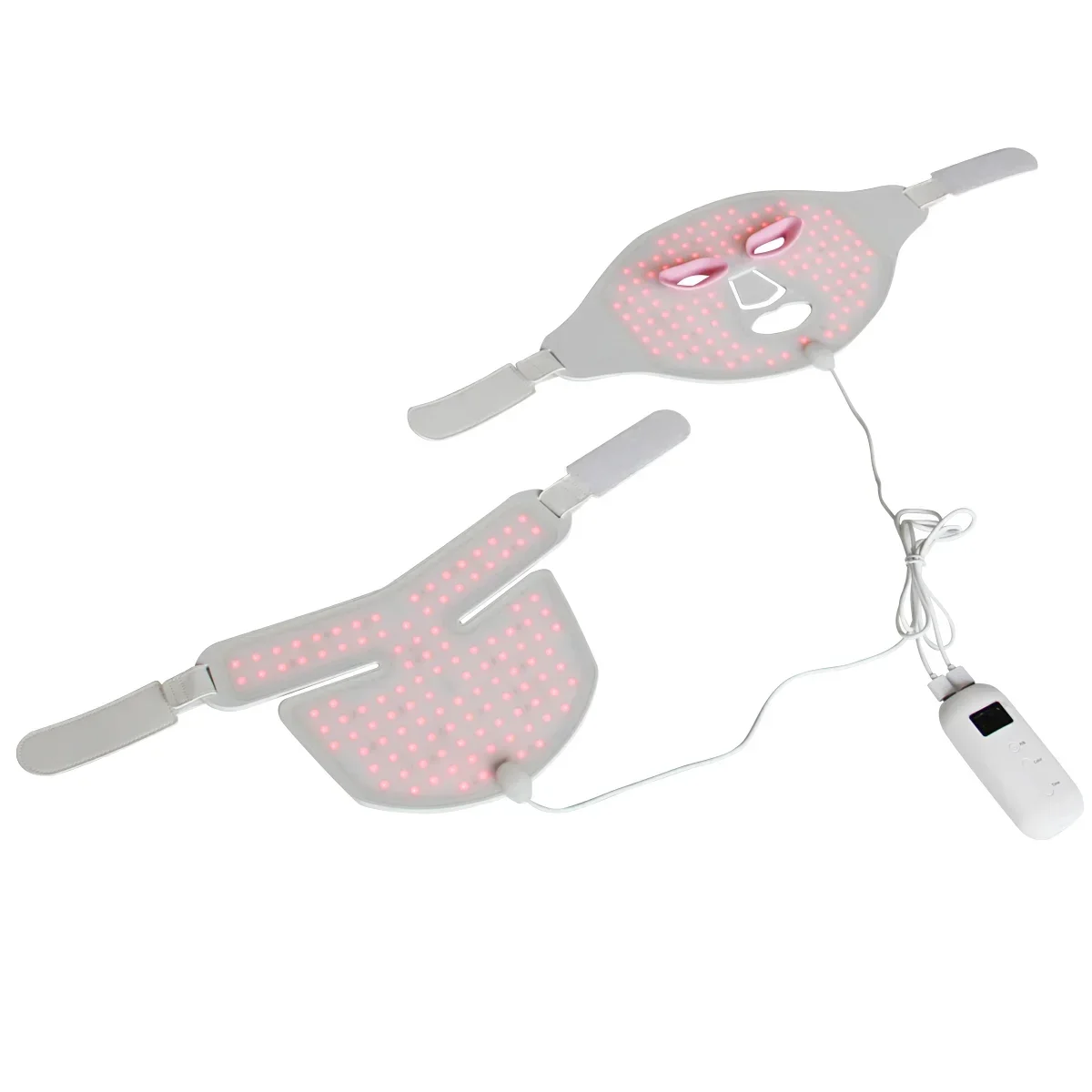 Led Light Therapy Face Mask - Ideatherapy Rotlichttherapie Silikon-LED-Maske TLM200 7-Farben-LED-Licht Rotlichttherapie