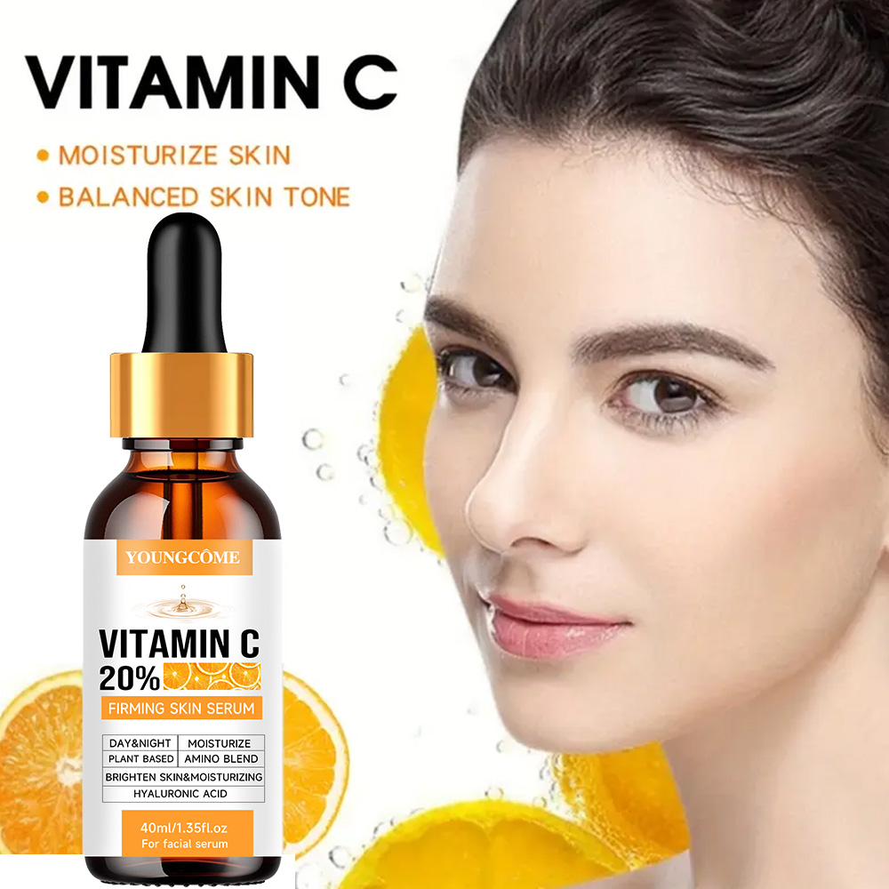 Hyaluronic Acid Facial Serum - YOUNGCOME Premium 20 % Vitamin-C-Serum für