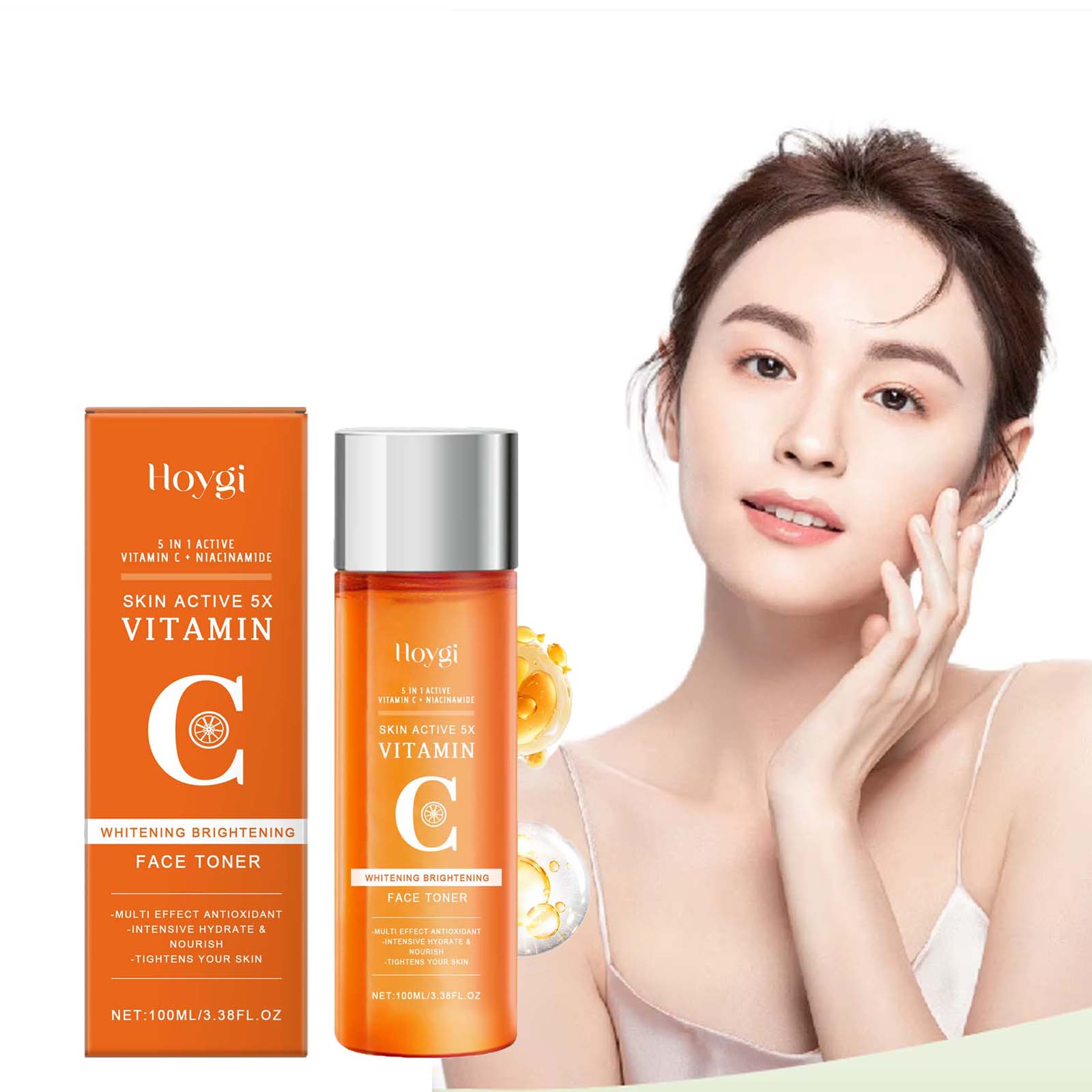 Niacinamide Pore Shrinking Essence - Vitamin C, feuchtigkeitsspendender Toner, feuchtigkeitsspendend, aufhellend,