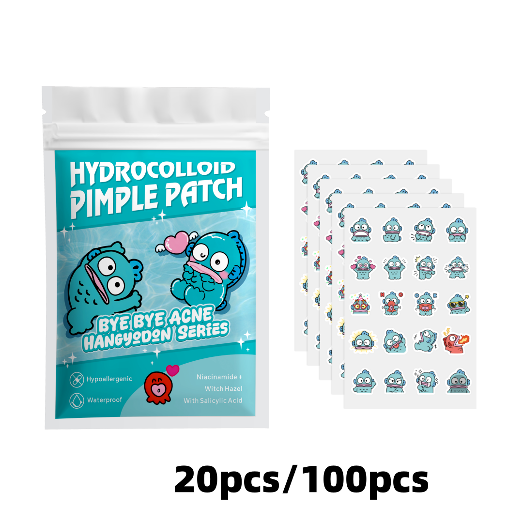 Hydrocolloid Pimple Patch - 20/100 Stück Hello Kitty Akne-Pflaster, Gesichts-Akne-Pflaster,