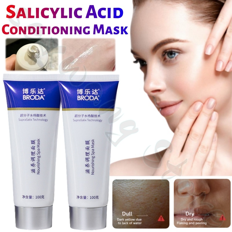 Salicylic Acid Blackhead Remover - Salicylsäure-Maske verblasst feine Linien, entfernt Mitesser,