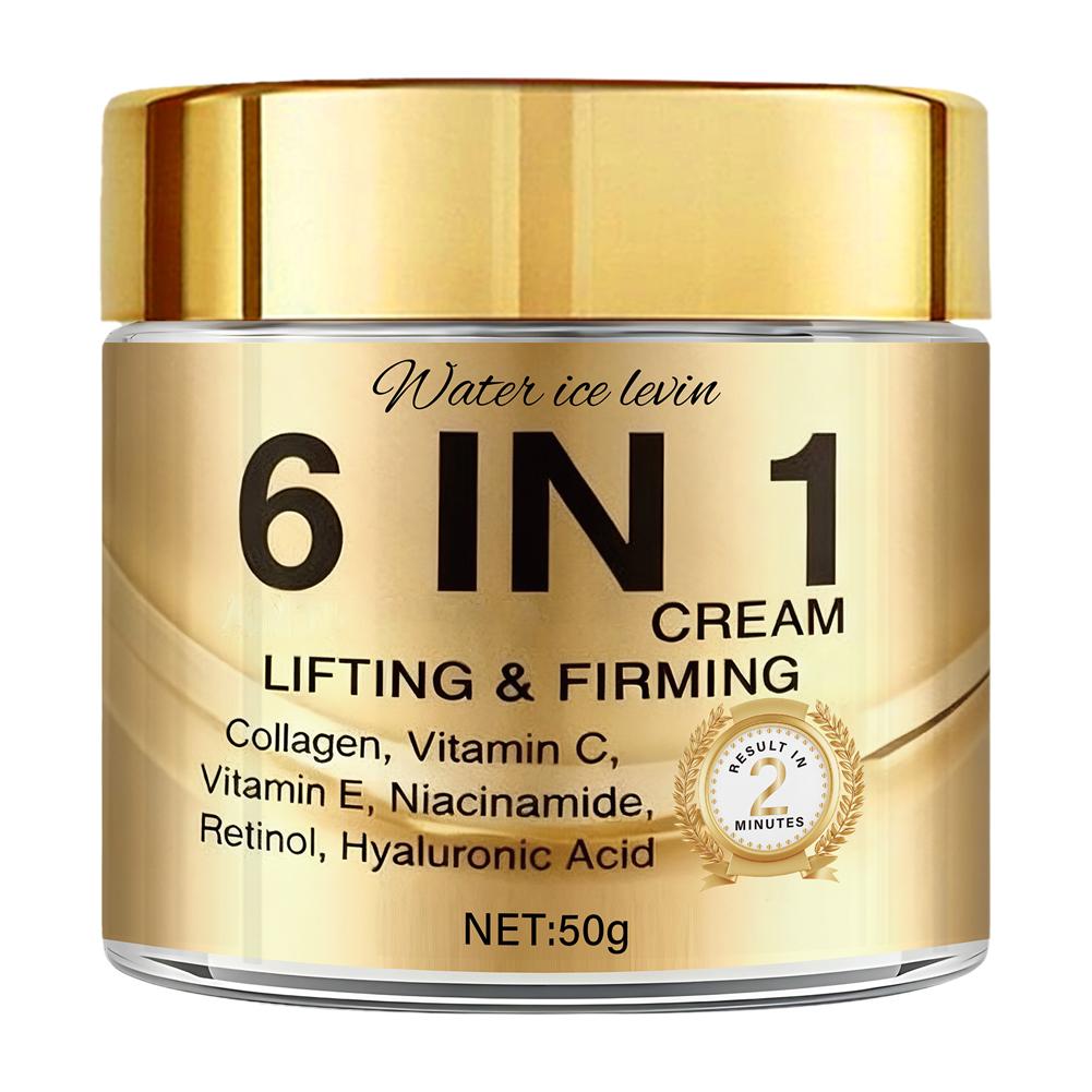 Retinol Anti Wrinkle Cream - 6-in-1 Anti-Falten-Creme mit Kollagen, Retinol &