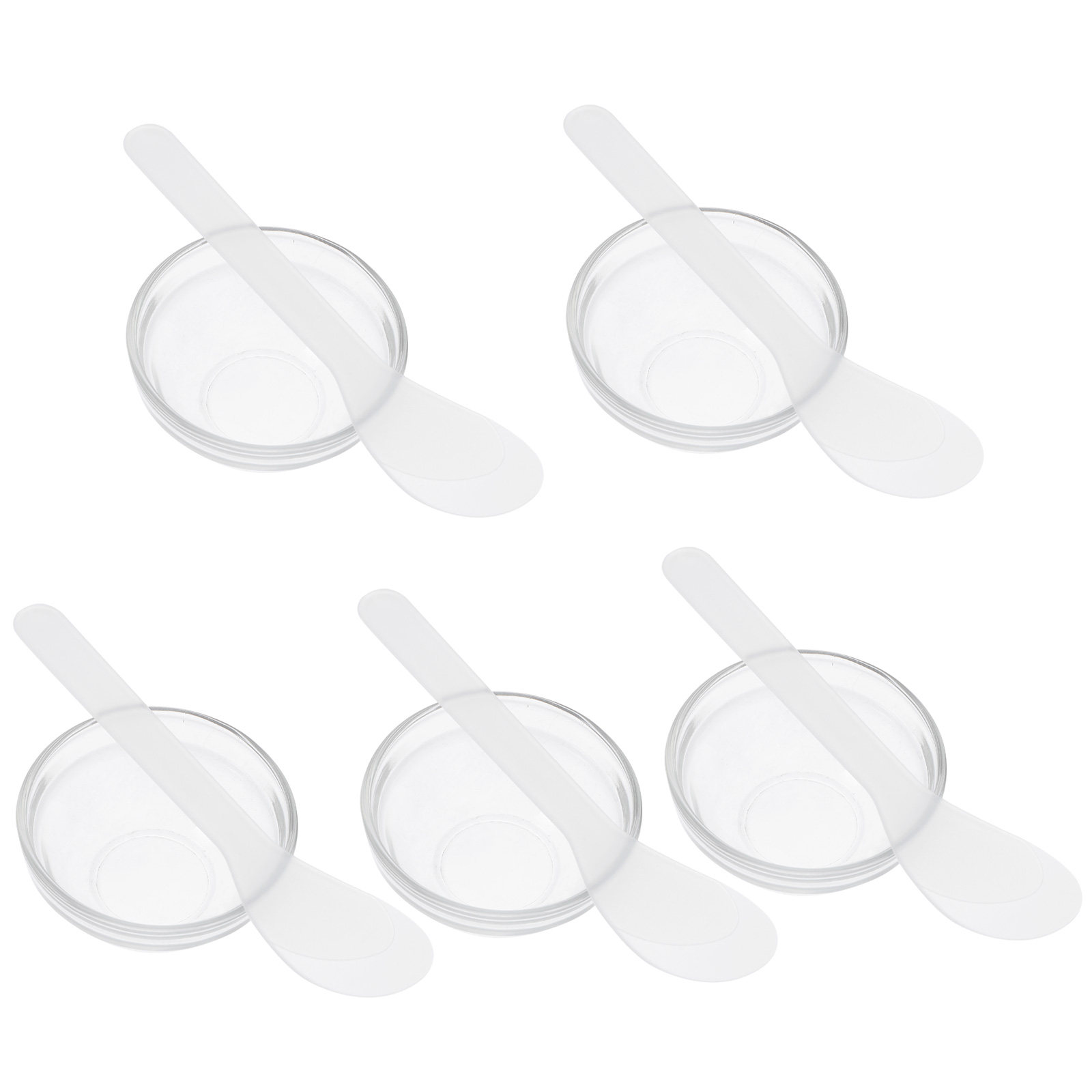 Hair Care - 1 Set Ätherische Öl-Schüssel, Glas-Gesichtsmasken-Mischschüsseln, Langlebiges