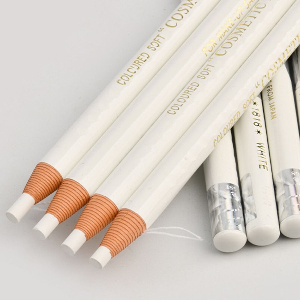 Waterproof Liquid Eyeliner Pen - Wasserdichter weißer Augenbrauenstift, schweißfest, Microblading-Augenbrauen-Positionierungsstift, Markerlinie,
