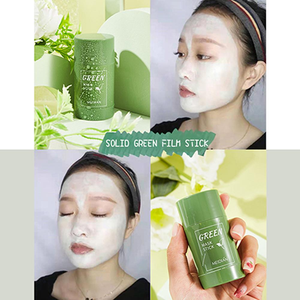 Green Tea Cleansing Clay Mask - Grüntee-Maskenstick Tiefenreinigende Porenmaske Mitesser- und Akne-Entferner