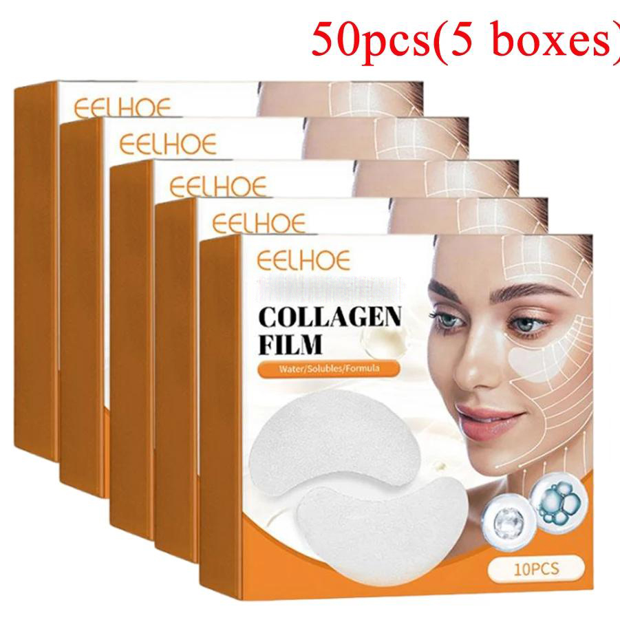Collagen Under Eye Patches - 5 BOXEN Kollagenlösliche Pflaster Film Anti-Falten