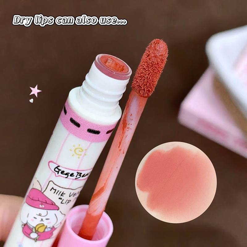 Gege Bear 6-teiliges Samt-Lipp – Matte Velvet Lip Tint Long Lasting Bewertung und Preis