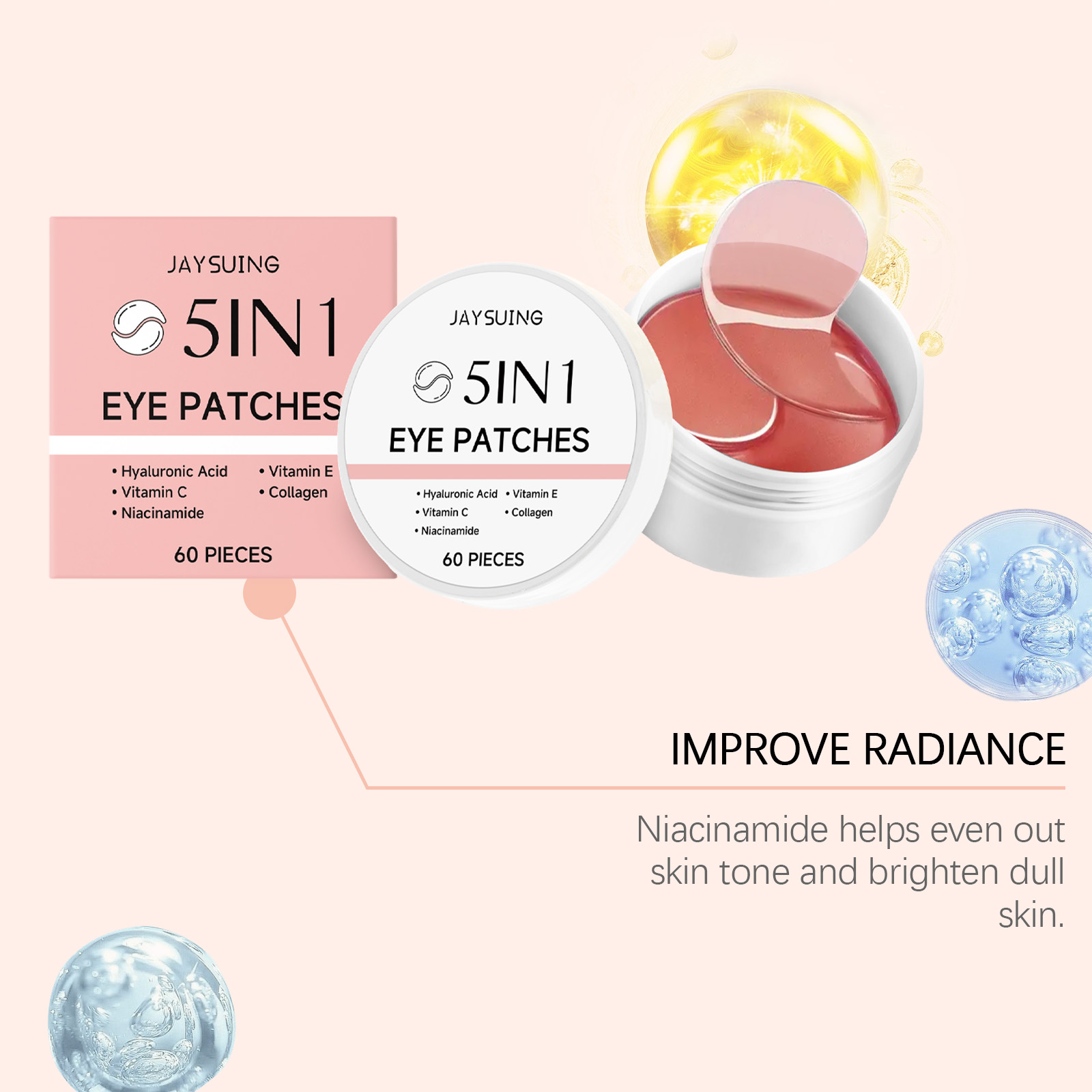 JAYSUING 5-in-1 Augenpatches m – Collagen Under Eye Patches Bewertung und Preis