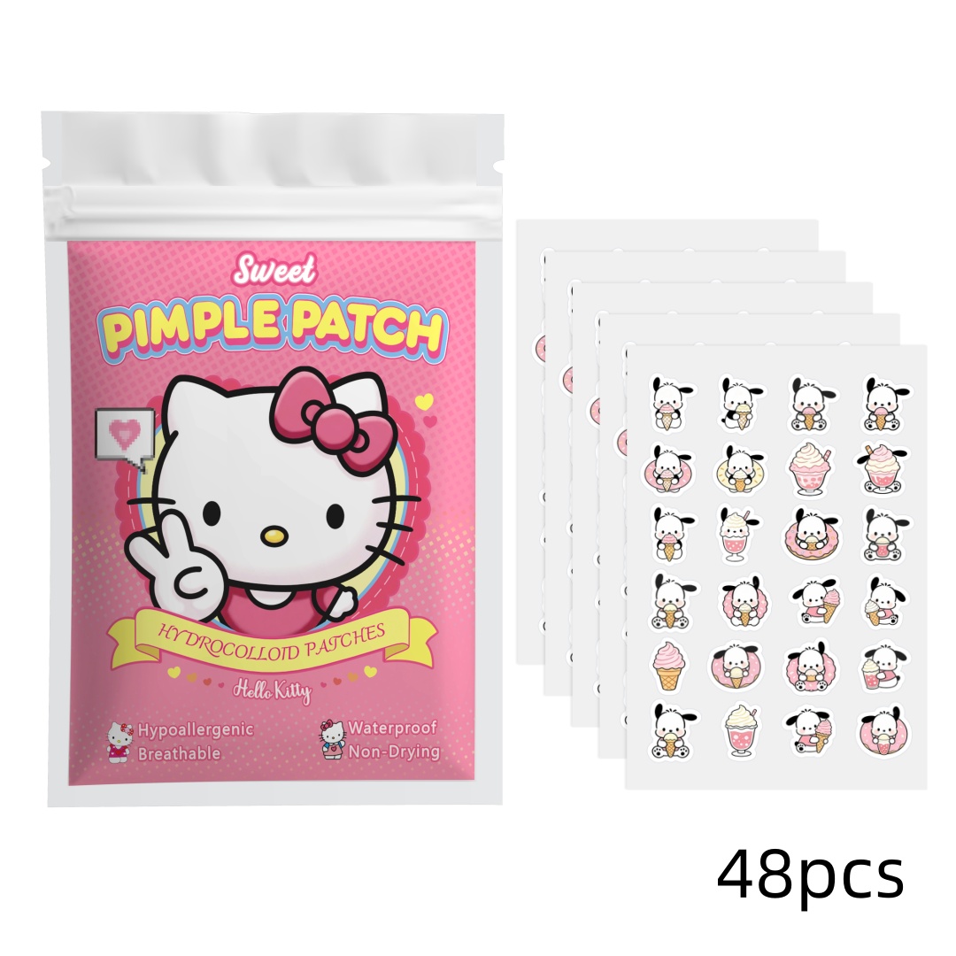 48/120 Stück Hello Kitty Akne- – Hydrocolloid Pimple Patch Bewertung und Preis