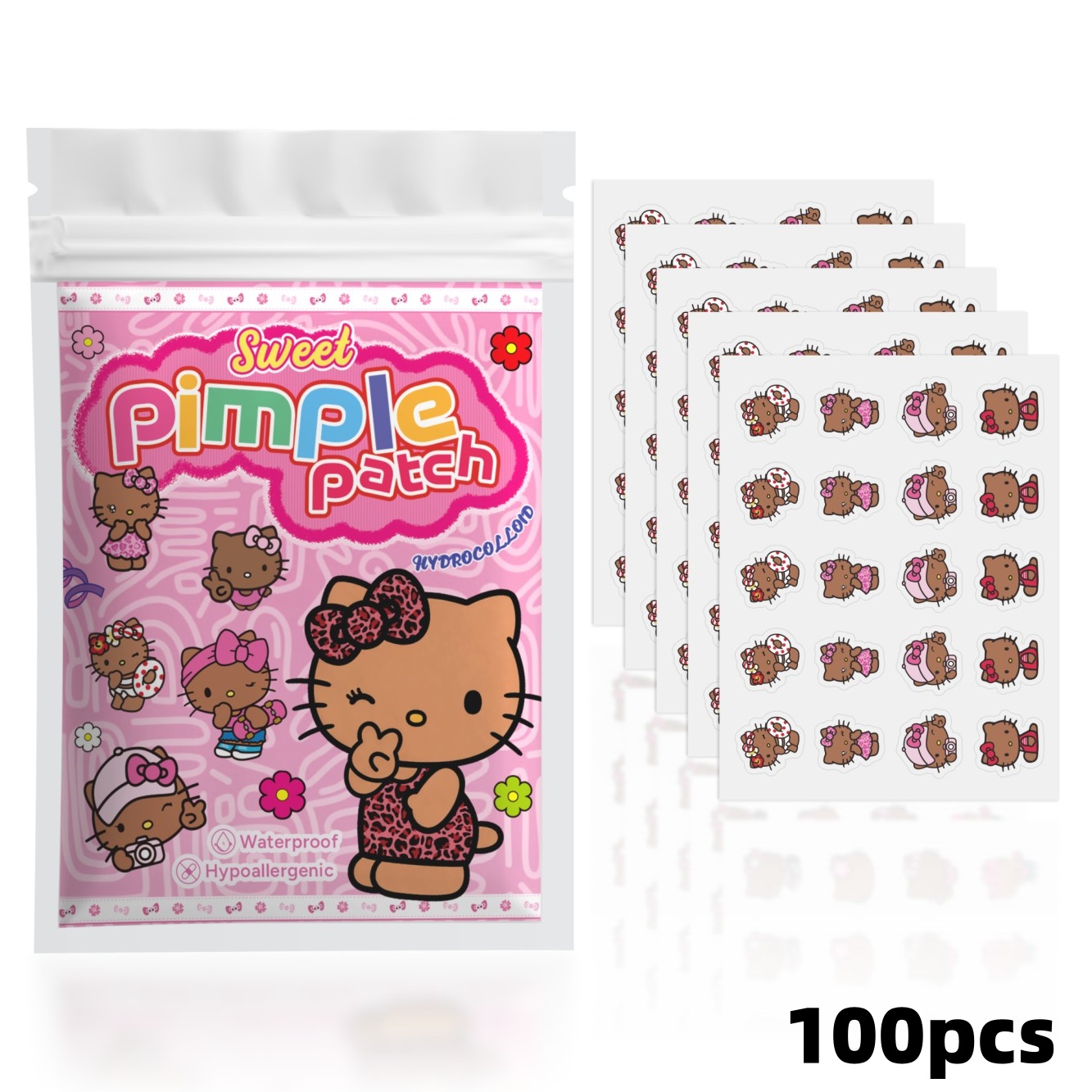 100 Stück Hello Kitty Akne-Pfl – Hydrocolloid Pimple Patch Bewertung und Preis