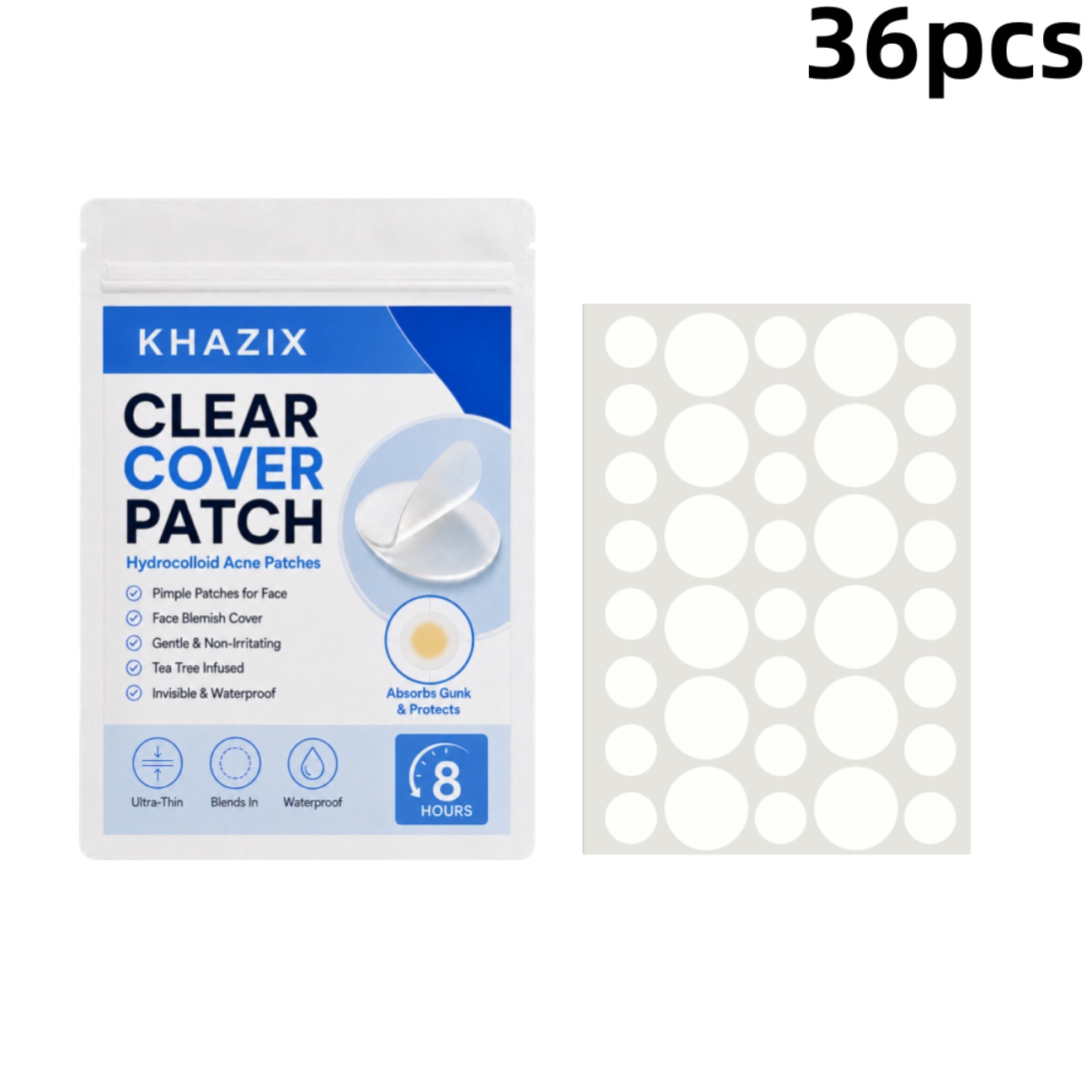 36 Stück Transparente Pickelpa – Hydrocolloid Pimple Patch Bewertung und Preis