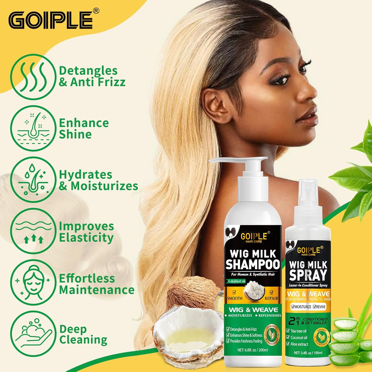GOIPLE 3-in-1 Perückenpflege-S – Hair Care Bewertung und Preis