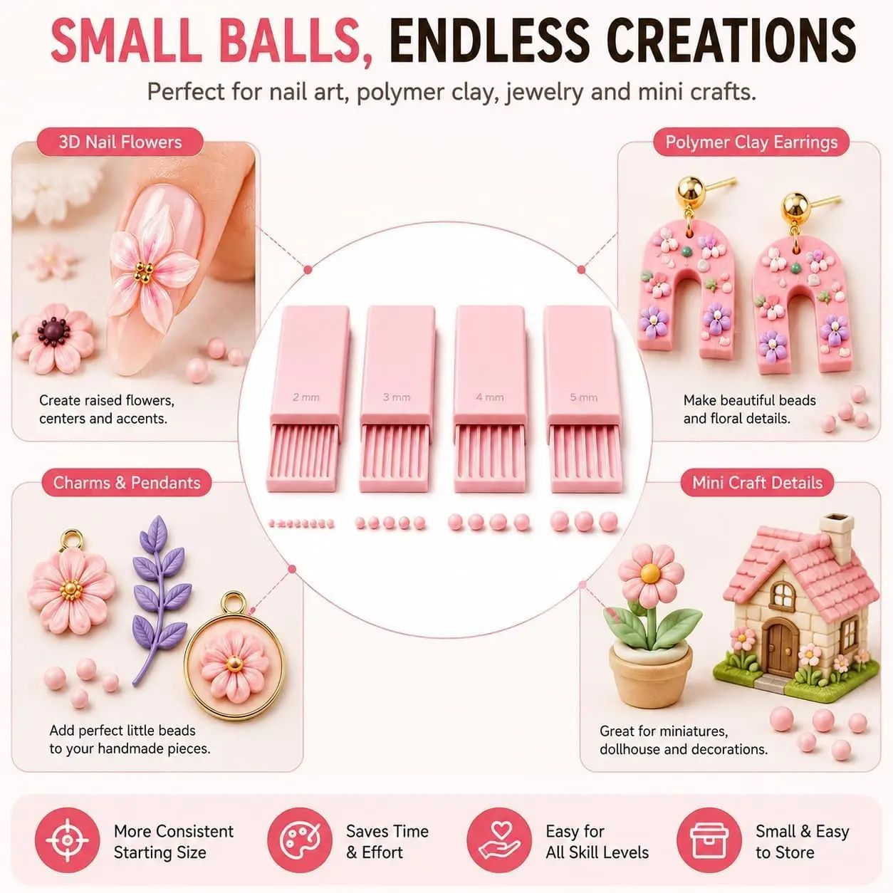 4-teiliges 3D-Druck-Ton-Gel-Ba – Nail Art Bewertung und Preis