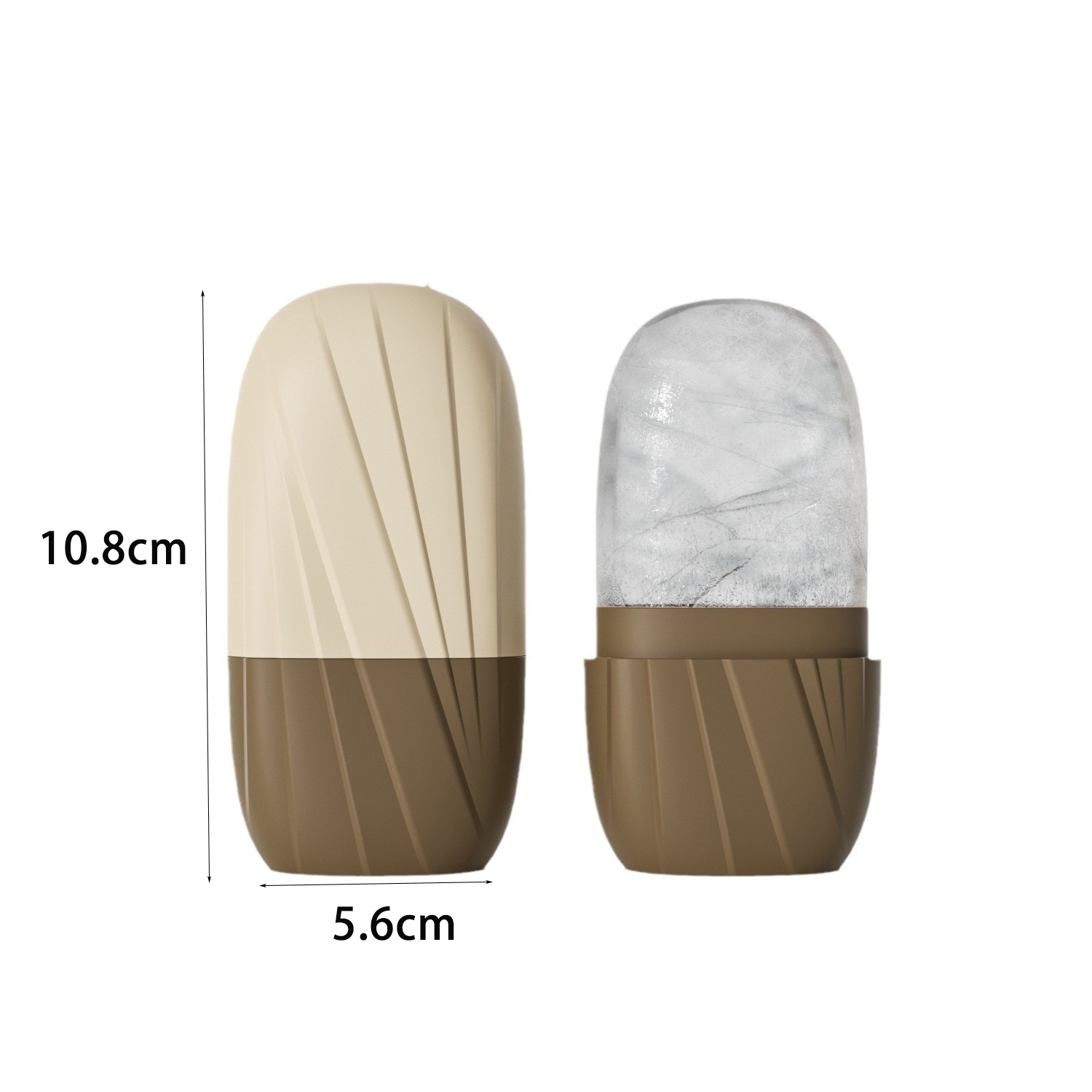 Ästhetische gestreifte Gesicht – Face Ice Roller Puffiness Bewertung und Preis