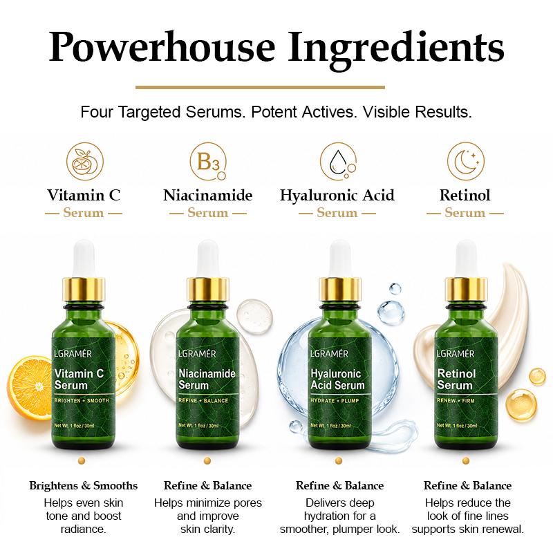 4-teiliges Gesichtsserum-Set N – Niacinamide Pore Shrinking Essence Bewertung und Preis