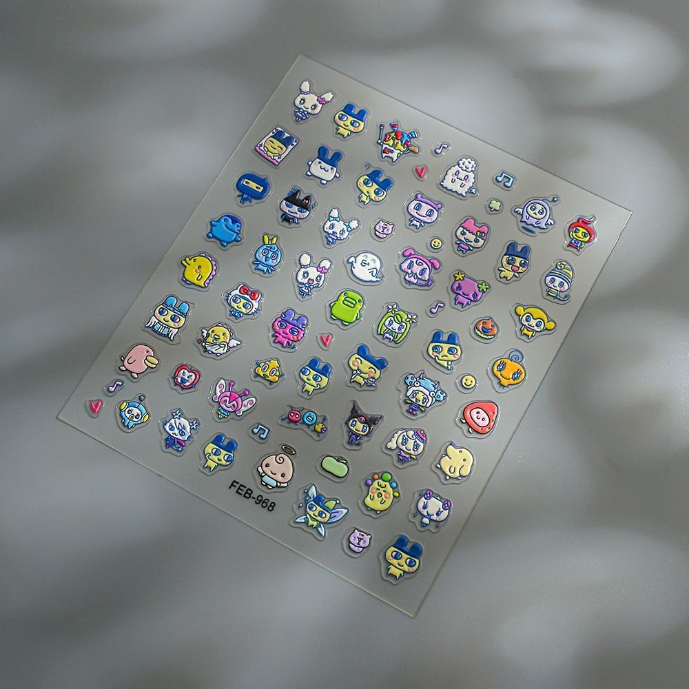 Tamagotchi Cartoon 3D-Reliefau – Nail Art Bewertung und Preis