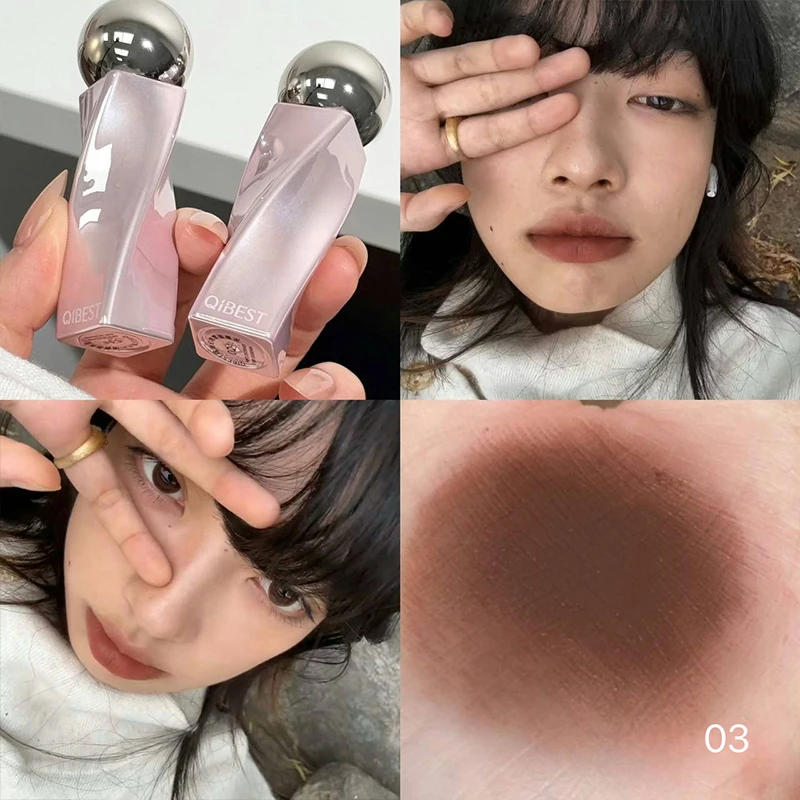 QIBEST Samt-Nude Lip Mud Natür – Matte Velvet Lip Tint Long Lasting Bewertung und Preis
