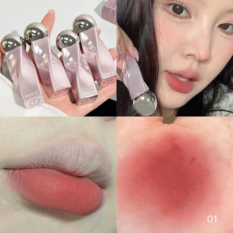 QIBEST Samt-Nude Lip Mud Natür – Matte Velvet Lip Tint Long Lasting Bewertung und Preis
