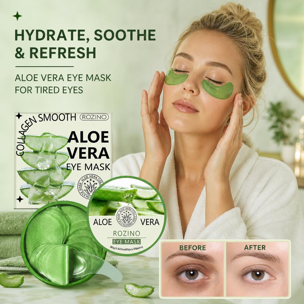 60 Stück Aloe Vera Kollagen Au – Collagen Under Eye Patches Bewertung und Preis