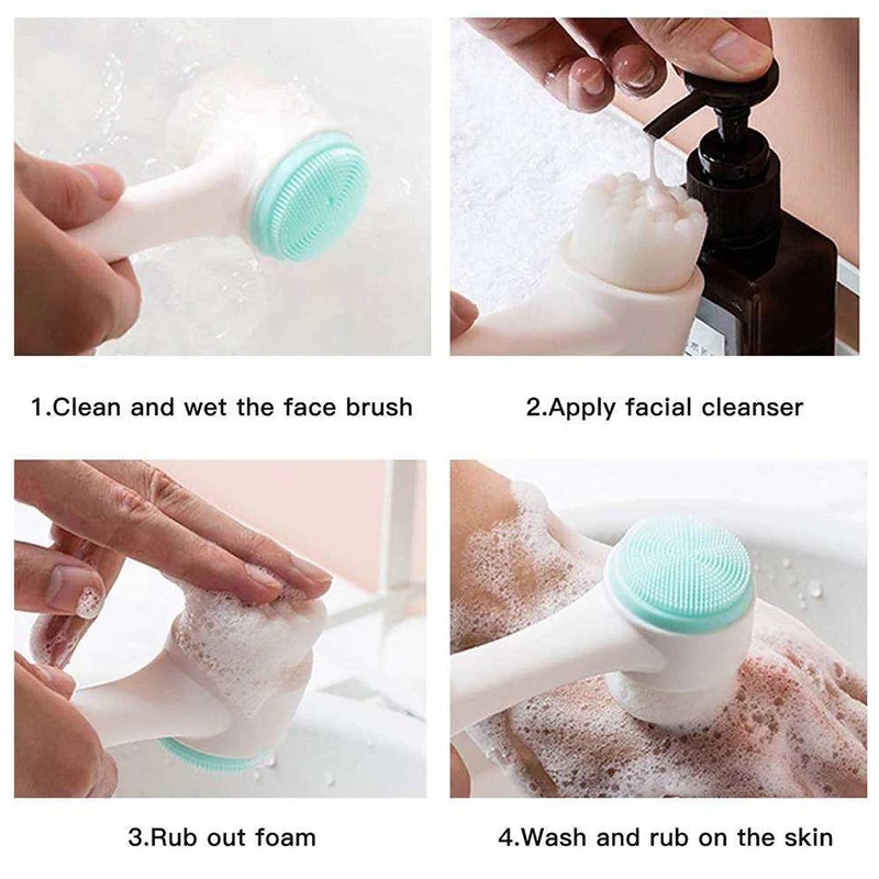 3D Doppelseitige Manuelle Gesi – Silicone Face Scrubber Electric Bewertung und Preis