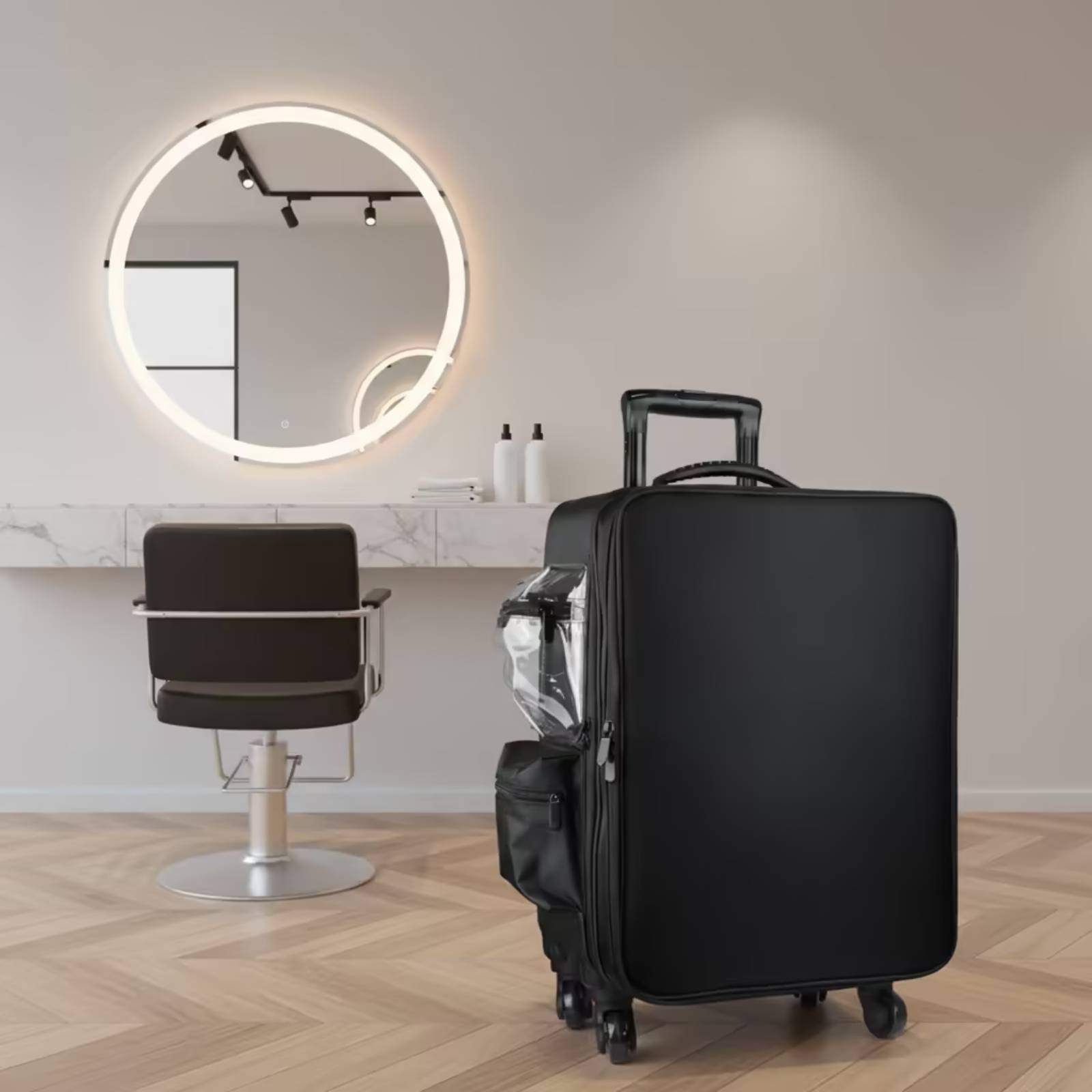 Make-up-Koffer mit Drehrollen, – Makeup Bewertung und Preis