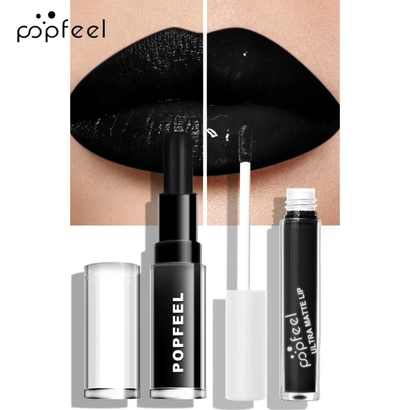 Punk Matte Black Flüssiger Lip – Matte Velvet Lip Tint Long Lasting Bewertung und Preis