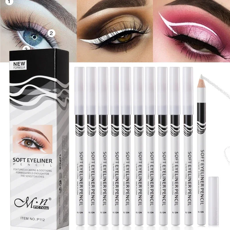 12 stücke Weiß Eyeliner Make-U – Waterproof Liquid Eyeliner Pen Bewertung und Preis
