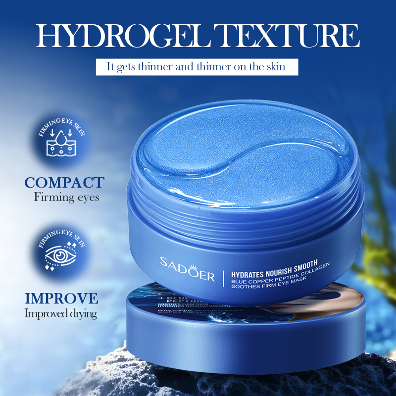 60 Stück SADOER Koffein Krista – Collagen Under Eye Patches Bewertung und Preis