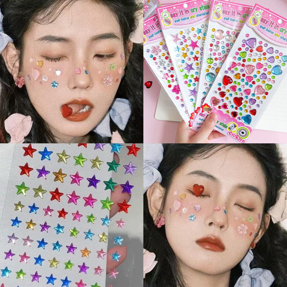 Selbstklebende Gesichts-Rhines – Nail Art Bewertung und Preis