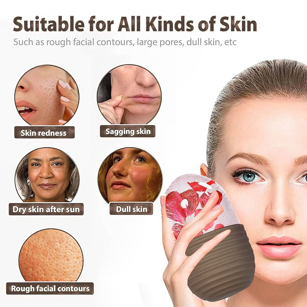 1 Stück Neuer Silikon-Eisrolle – Face Ice Roller Puffiness Bewertung und Preis