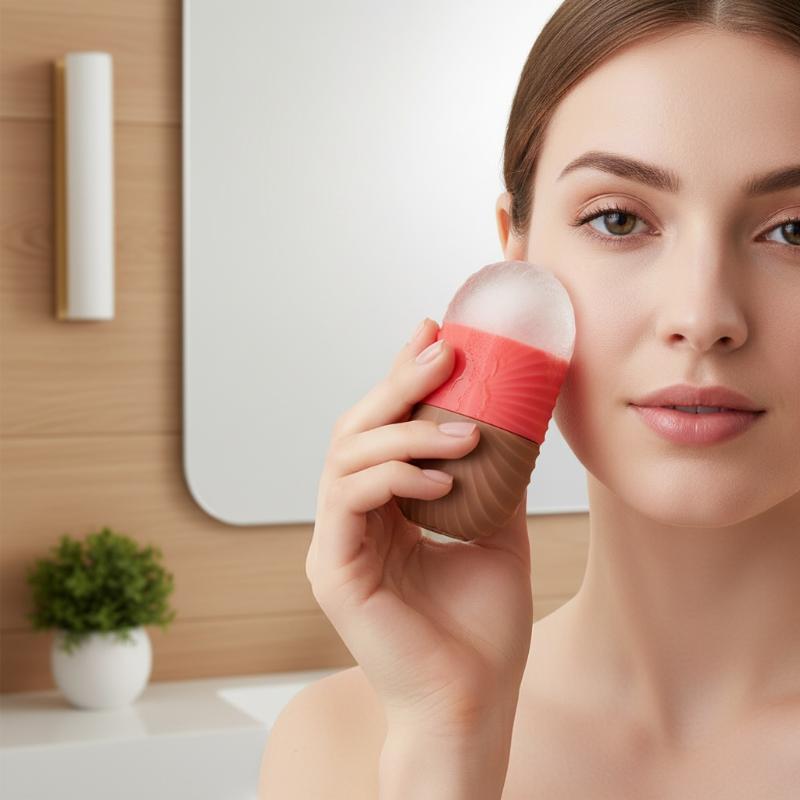 Silikon-Eisform, 1 Stück, Musc – Face Ice Roller Puffiness Bewertung und Preis