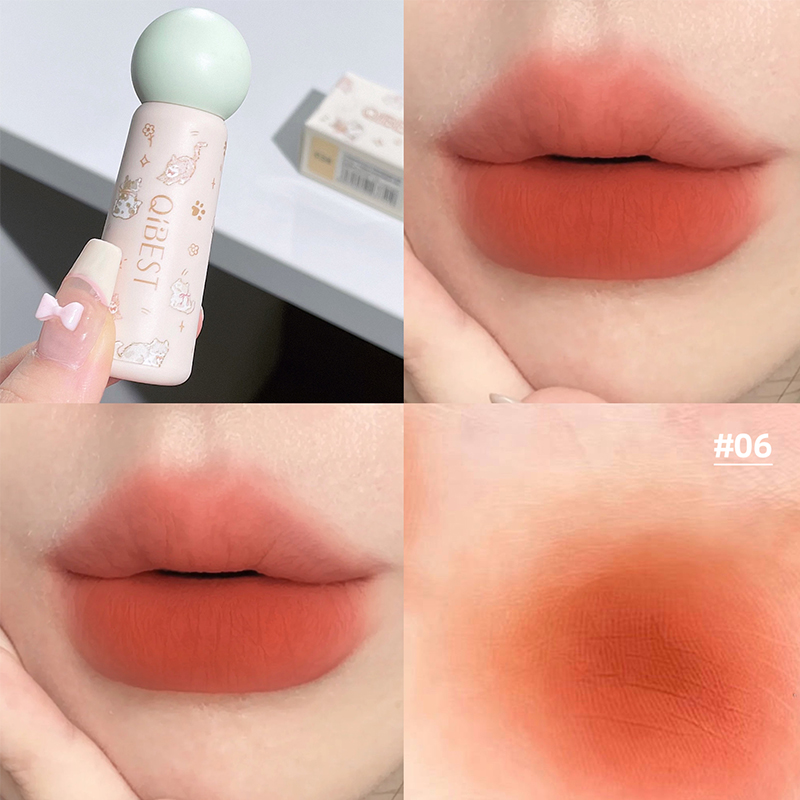 QIBEST Süßer samtmatter Lippen – Matte Velvet Lip Tint Long Lasting Bewertung und Preis