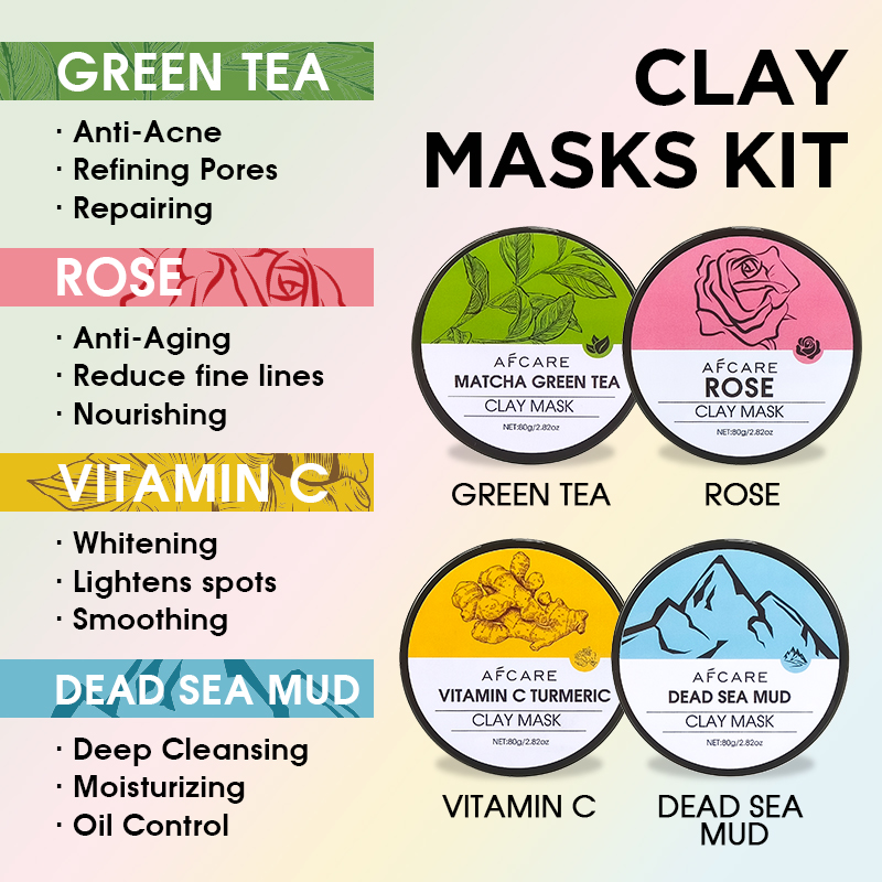4-teiliges Gesichtsmasken-Set  – Green Tea Cleansing Clay Mask Bewertung und Preis