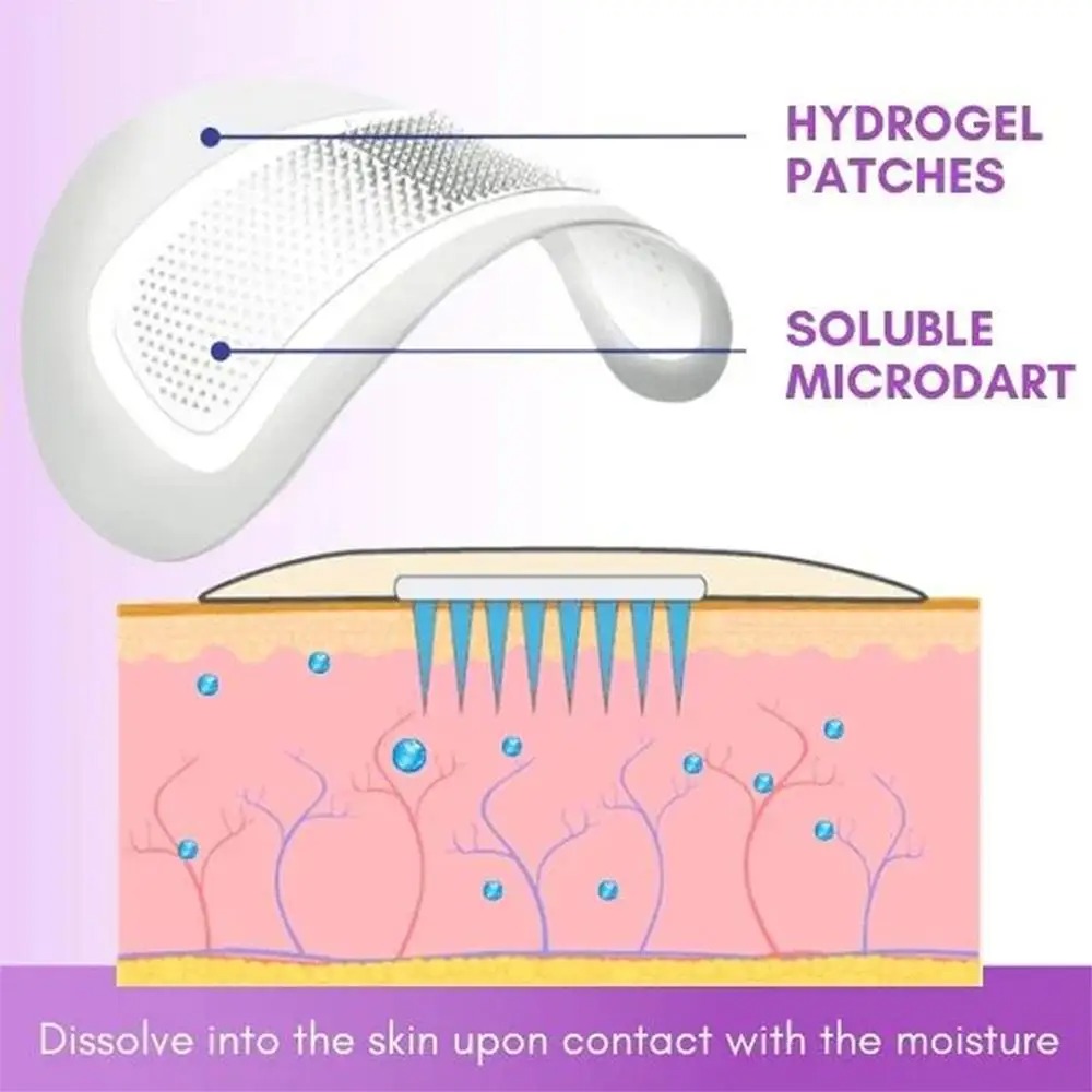 1 Paar Mikronadel-Augenklappen – Collagen Under Eye Patches Bewertung und Preis